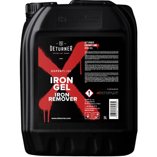 DETURNER IRON GEL 5L żelowy deironizer do felg i lakieru